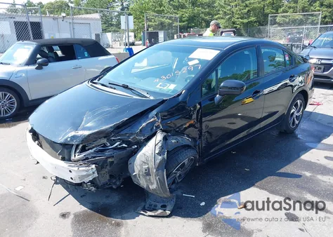 2015 Honda Civic Lx z USA, uszkodzony, nr VIN 19XFB2E53FE071469
